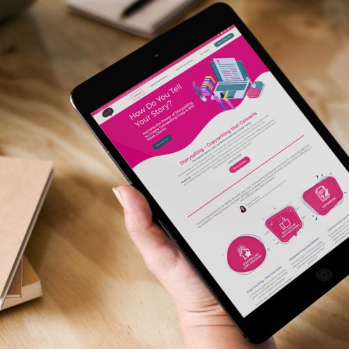 The Market Avenue website displayed on an iPad Pro